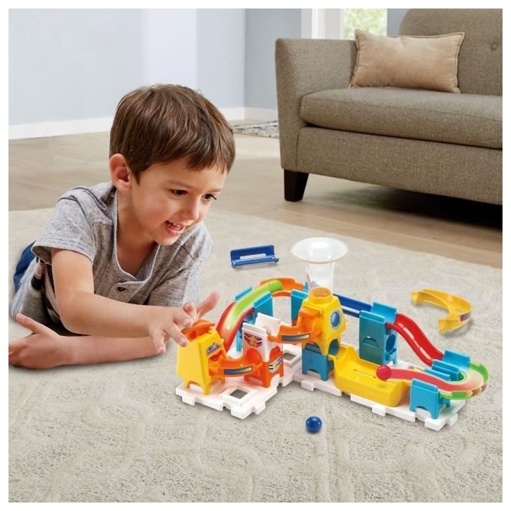 Circuit a billes VTECH Marble Rush Discovery Set XS100 - 30 pieces et 3 MarbleBilles incluses Circuit a billes VTECH Marble Rush Discovery Set XS100 - 30 pieces et 3 MarbleBilles incluses