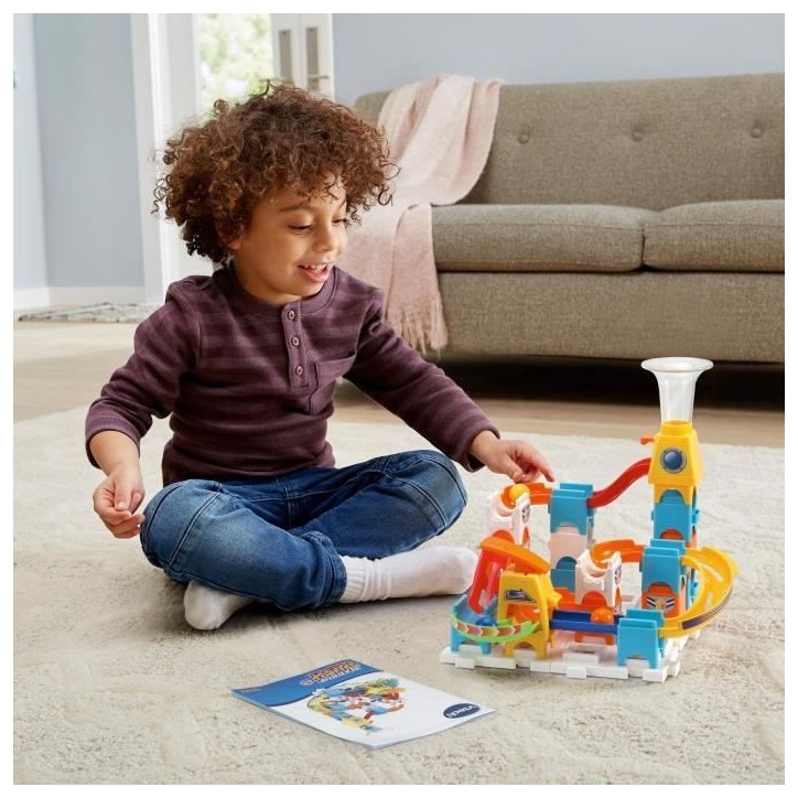 Circuit a billes VTECH Marble Rush Discovery Set XS100 - 30 pieces et 3 MarbleBilles incluses Circuit a billes VTECH Marble Rush Discovery Set XS100 - 30 pieces et 3 MarbleBilles incluses