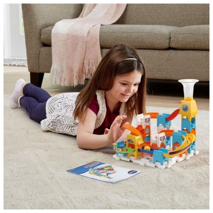 Circuit a billes VTECH Marble Rush Discovery Set XS100 - 30 pieces et 3 MarbleBilles incluses Circuit a billes VTECH Marble Rush Discovery Set XS100 - 30 pieces et 3 MarbleBilles incluses