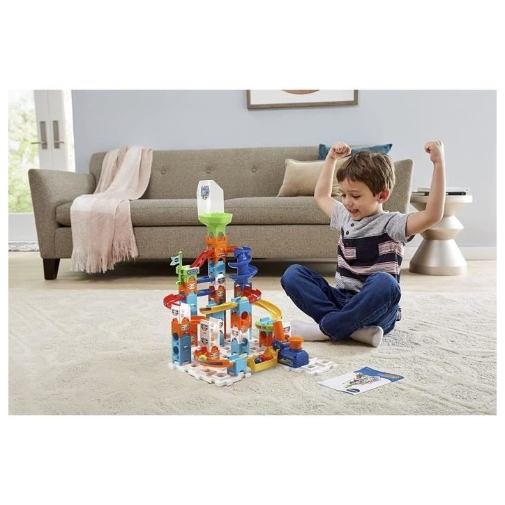 Circuit a billes VTECH Marble Rush - Adventure Set S100 - 61 pieces et 5 MarbleBilles incluses