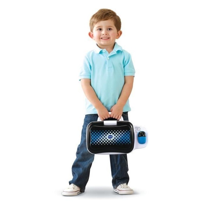 Ordinateur éducatif VTECH ORDI GENIUS PRO NOIR pour enfants de 3 a 7 ans avec souris et 20 activités incluses