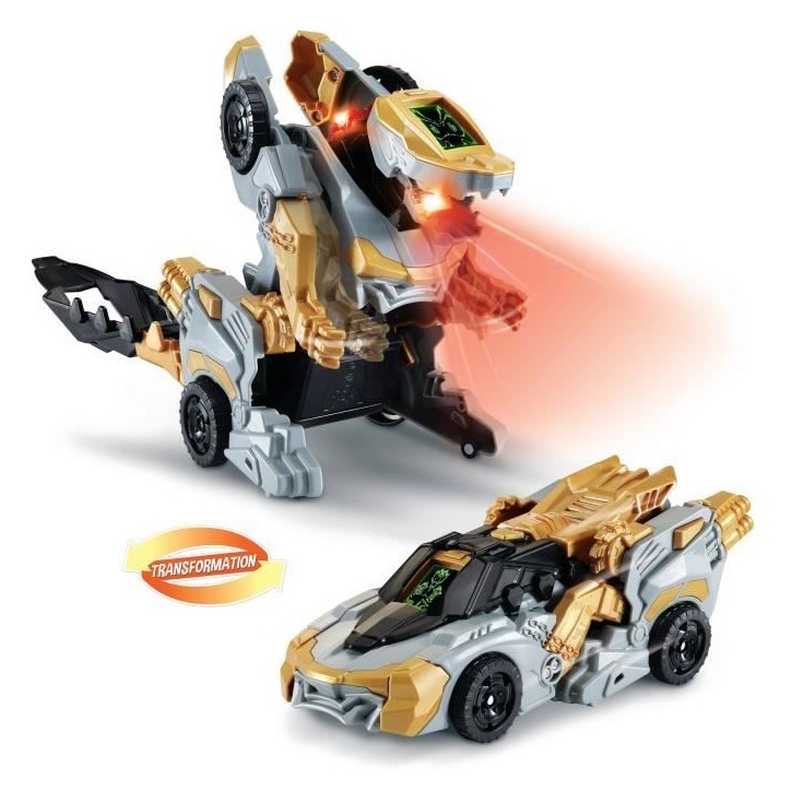 VTECH - Switch & Go Dinos - 1'Click - Vulcanion, Méga Dragon - Enfant - Pile - Marron, noir et gris VTECH - Switch & Go Dinos - 1'Click - Vulcanion, Méga Dragon - Enfant - Pile - Marron, noir et gris