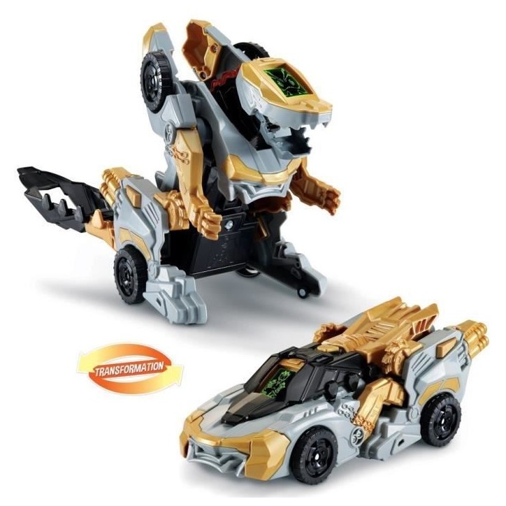 VTECH - Switch & Go Dinos - 1'Click - Vulcanion, Méga Dragon - Enfant - Pile - Marron, noir et gris VTECH - Switch & Go Dinos - 1'Click - Vulcanion, Méga Dragon - Enfant - Pile - Marron, noir et gris