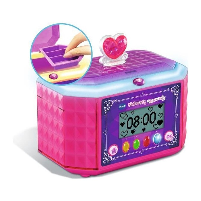 VTECH - Kidisecrets - Ma Boîte a Bijoux Rose VTECH - Kidisecrets - Ma Boîte a Bijoux Rose