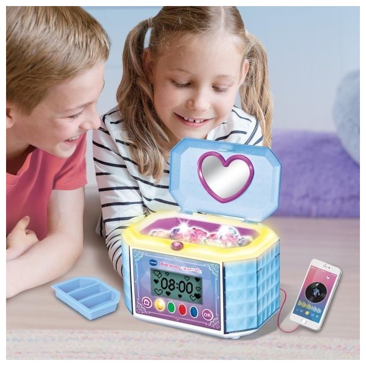 Boîte a Bijoux - VTECH - Kidisecrets - Multicolore - Écran Rétroéclairé - 4 ans et plus Boîte a Bijoux - VTECH - Kidisecrets - Multicolore - Écran Rétroéclairé - 4 ans et plus