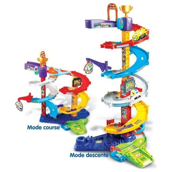 VTECH - Tut Tut Bolides - Méga Circuit Spirales 2 en 1 (+ Titouan, Fou du Volant) VTECH - Tut Tut Bolides - Méga Circuit Spirales 2 en 1 (+ Titouan, Fou du Volant)