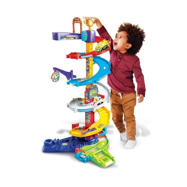 VTECH - Tut Tut Bolides - Méga Circuit Spirales 2 en 1 (+ Titouan, Fou du Volant) VTECH - Tut Tut Bolides - Méga Circuit Spirales 2 en 1 (+ Titouan, Fou du Volant)