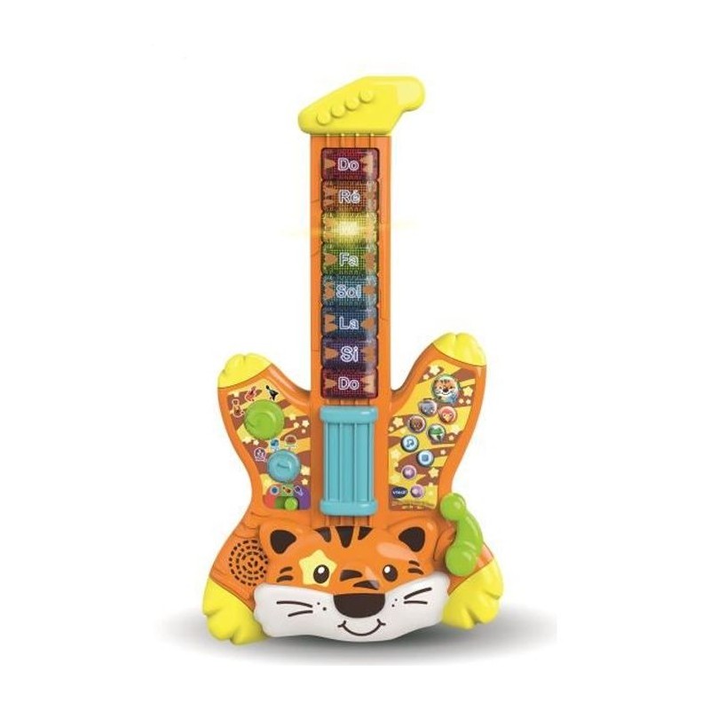 VTECH BABY - Jungle Rock - Guitare Electrique Tigre - Jouet Musical En VTECH BABY - Jungle Rock - Guitare Electrique Tigre - Jouet Musical En