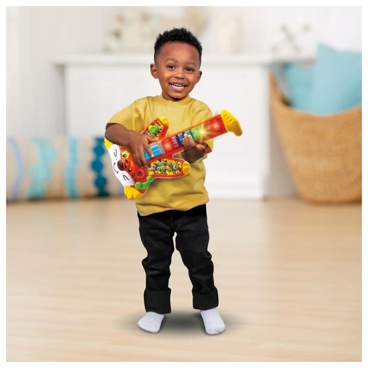VTECH BABY - Jungle Rock - Guitare Electrique Tigre - Jouet Musical Enfant