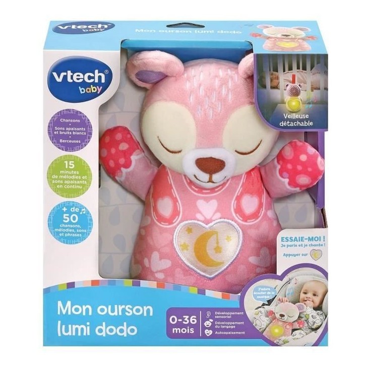 VTECH BABY - Mon Ourson Lumi Dodo Rose