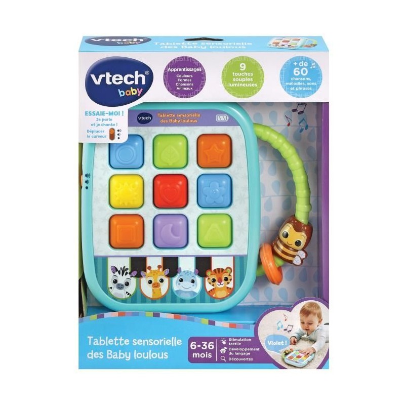 VTECH BABY - Tablette Sensorielle des Baby Loulous VTECH BABY - Tablette Sensorielle des Baby Loulous