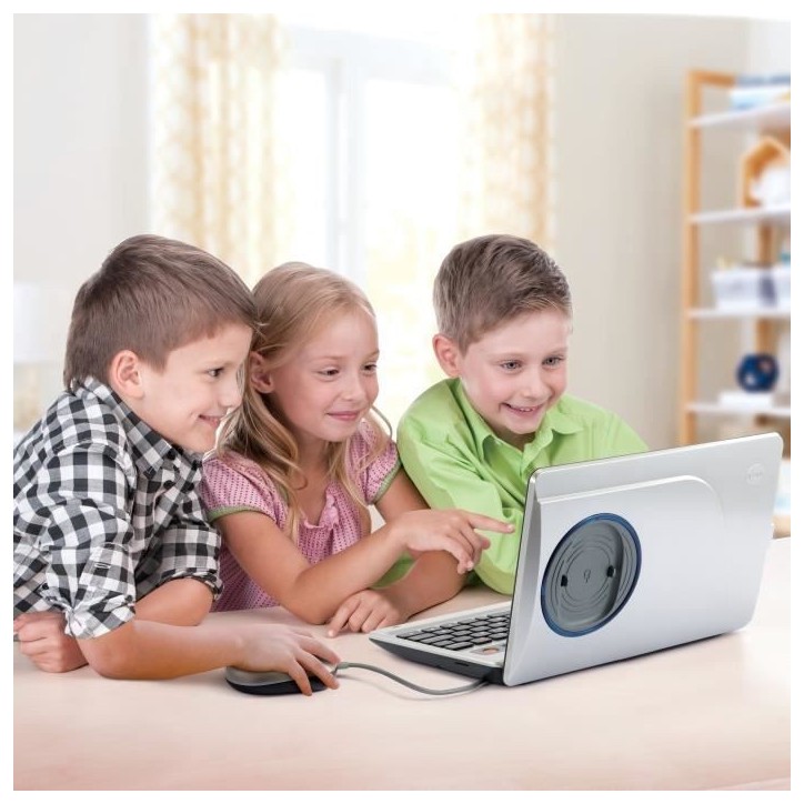 Ordinateur VTECH Genio - Pour les enfants de 5 a 12 ans - Gris - Plus de 50 activités et applications