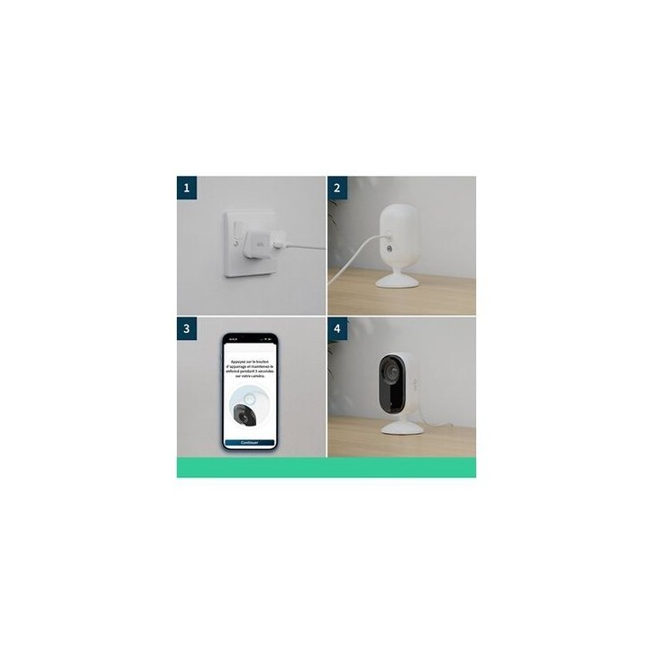 Caméra de surveillance - ARLO - VMC3260-100EUS - Résolution 2K - Vision nocturne couleur - Autonomie 6 mois Caméra de surveillance - ARLO - VMC3260-100EUS - Résolution 2K - Vision nocturne couleur - Autonomie 6 mois
