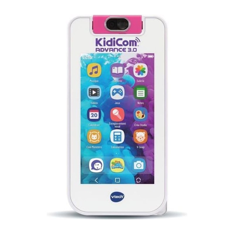 VTECH - KidiCom Advance 3.0 - Blanc - Fonctionnalités High-Tech - Bat VTECH - KidiCom Advance 3.0 - Blanc - Fonctionnalités High-Tech - Bat