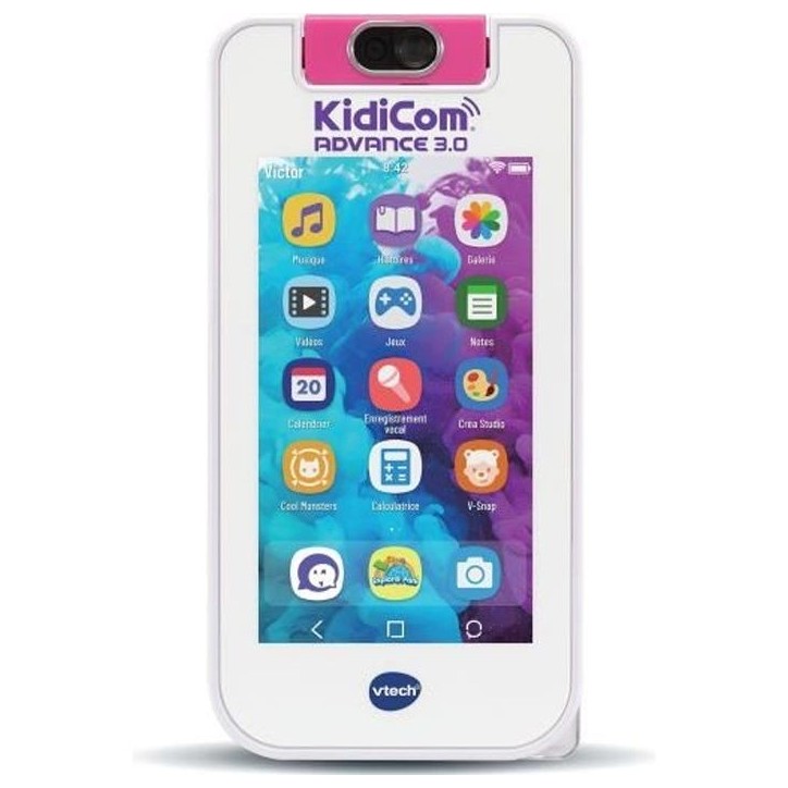 VTECH - KidiCom Advance 3.0 - Blanc - Fonctionnalités High-Tech - Batterie Rechargeable - 6-12 ans VTECH - KidiCom Advance 3.0 - Blanc - Fonctionnalités High-Tech - Batterie Rechargeable - 6-12 ans
