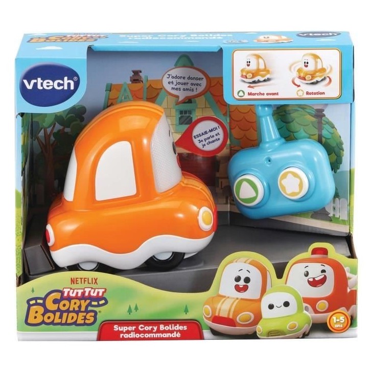 Bolide radiocommandé - VTECH - Super Cory Bolides Radiocommandé - Enfant - Orange et bleu