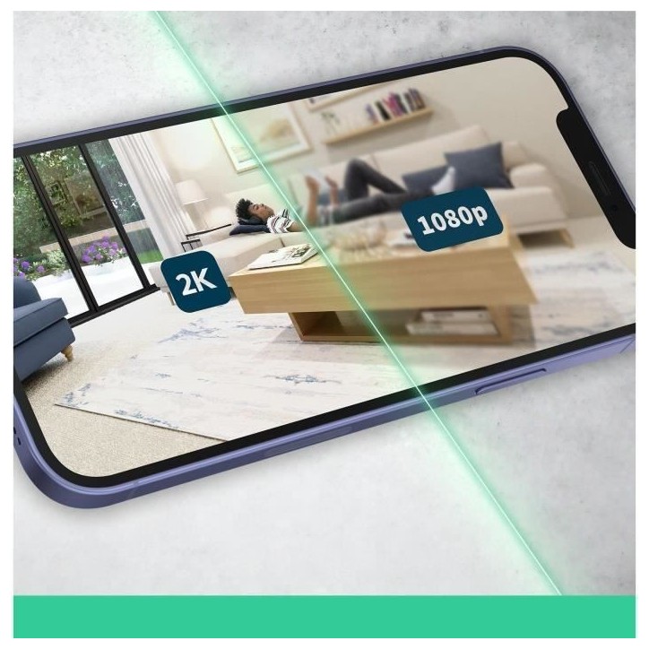 Caméra de surveillance - ARLO - VMC3260-100EUS - Résolution 2K - Vision nocturne couleur - Autonomie 6 mois Caméra de surveillance - ARLO - VMC3260-100EUS - Résolution 2K - Vision nocturne couleur - Autonomie 6 mois