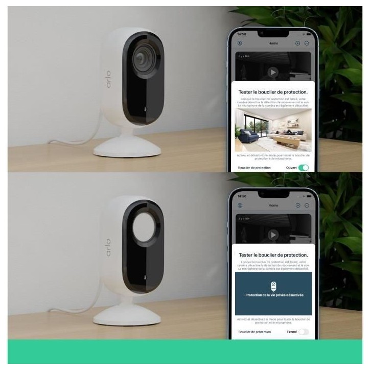 Caméra de surveillance - ARLO - VMC3260-100EUS - Résolution 2K - Vision nocturne couleur - Autonomie 6 mois Caméra de surveillance - ARLO - VMC3260-100EUS - Résolution 2K - Vision nocturne couleur - Autonomie 6 mois