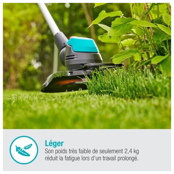 Coupe-bordure a batterie GARDENA - EasyCut 23/18V P4A - 18V - 23 cm