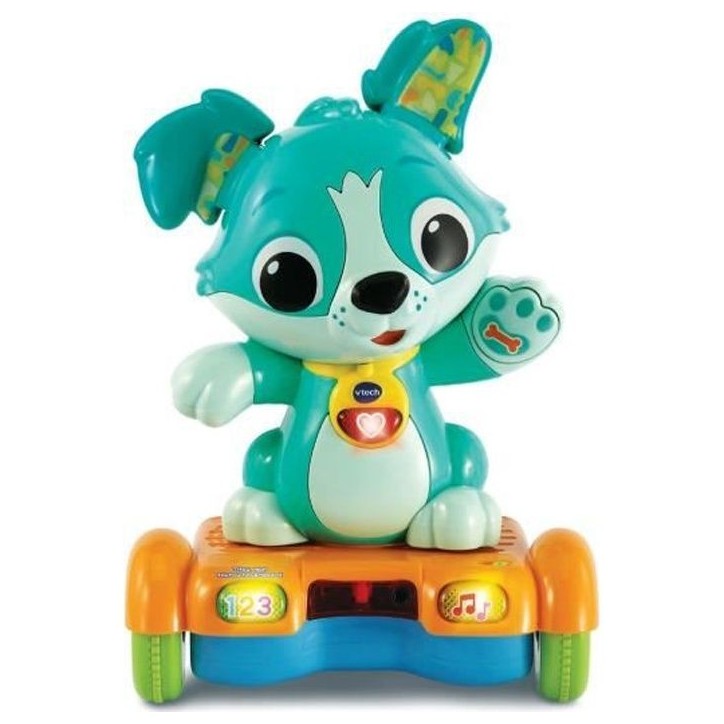 VTECH BABY - Titou, Mon Toutou Hoverboard - Chien Malicieux a 3 Roues - Piles Fournies - 12 a 36 mois