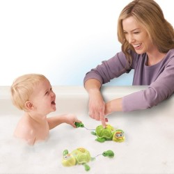 Jouet de Bain - VTECH BABY - Maman Tortue et son Bébé Nageur - Vert