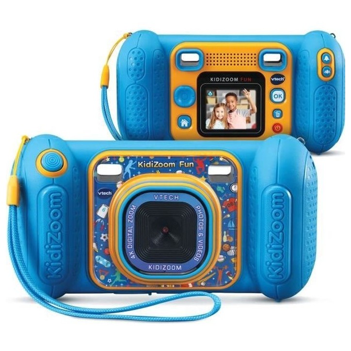 Appareil photo numérique 9 en 1 pour enfants - VTECH - Kidizoom Fun Bleu - Mixte - Bleu