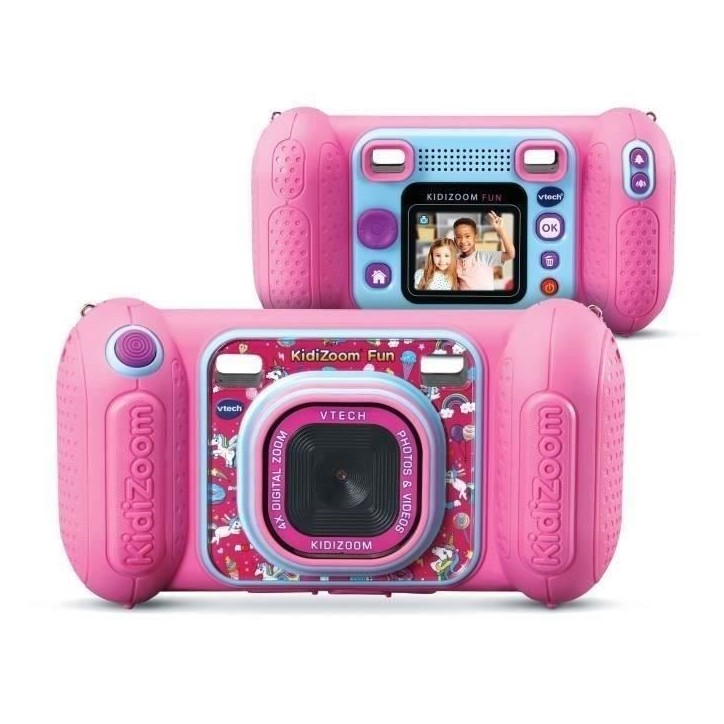 Appareil photo numérique VTECH Kidizoom Fun Rose - Mixte - Enfant - Intérieur - Piles fournies
