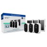 ARLO Caméra de surveillance Pack 3 caméras Essential 2k + 3 Panneaux