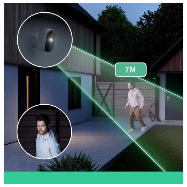 ARLO Caméra de surveillance Pack 3 caméras Essential 2k + 3 Panneaux solaires ARLO Caméra de surveillance Pack 3 caméras Essential 2k + 3 Panneaux solaires