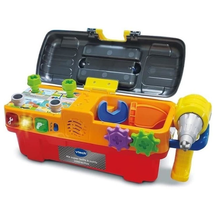 VTECH - 1,2,3 Imite-Moi - Ma Super Boite a Outils Interactive VTECH - 1,2,3 Imite-Moi - Ma Super Boite a Outils Interactive