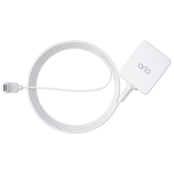 Chargeur - ARLO - VMA5700-100PES - Pour camera Essential Externe - Blanc Chargeur - ARLO - VMA5700-100PES - Pour camera Essential Externe - Blanc