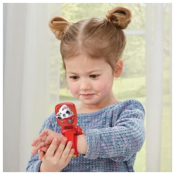 Montre-Jeu Interactive VTECH Pat Patrouille Marcus - Rouge - Pour Enfant a partir de 3 ans