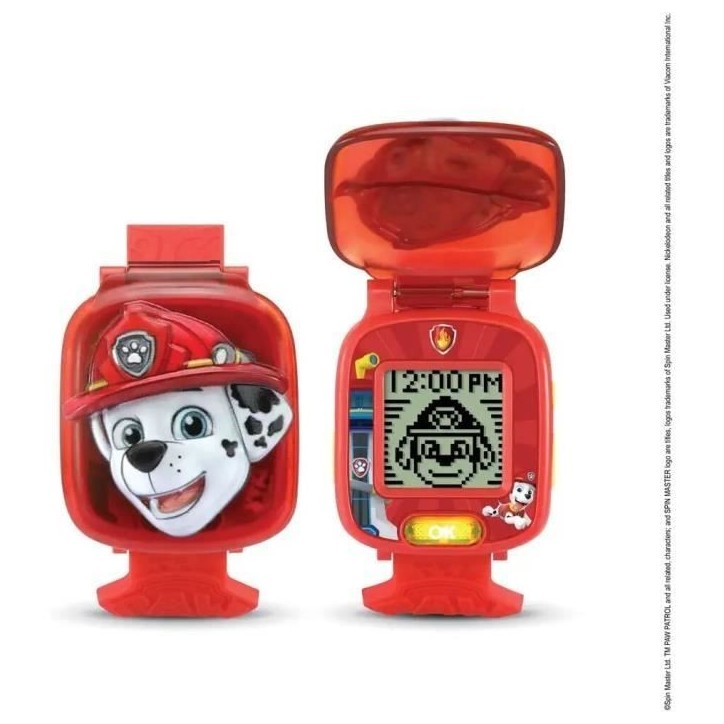 Montre-Jeu Interactive VTECH Pat Patrouille Marcus - Rouge - Pour Enfant a partir de 3 ans