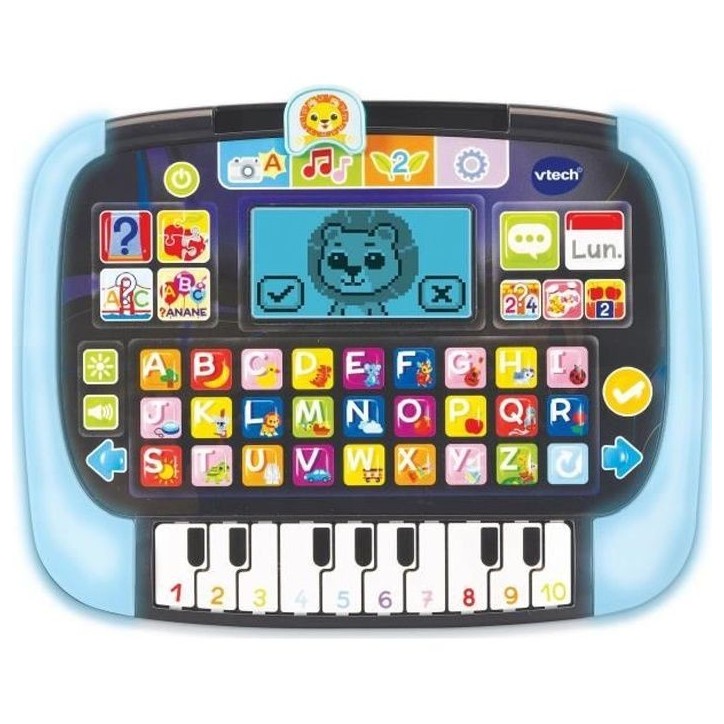 Tablette éducative VTECH P'tit Genius Magic Light pour enfants de 2 ans et plus - Noir/Bleu - Mixte Tablette éducative VTECH P'tit Genius Magic Light pour enfants de 2 ans et plus - Noir/Bleu - Mixte