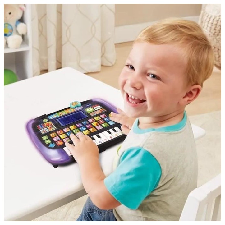 Tablette éducative VTECH P'tit Genius Magic Light pour enfants de 2 ans et plus - Noir/Bleu - Mixte Tablette éducative VTECH P'tit Genius Magic Light pour enfants de 2 ans et plus - Noir/Bleu - Mixte