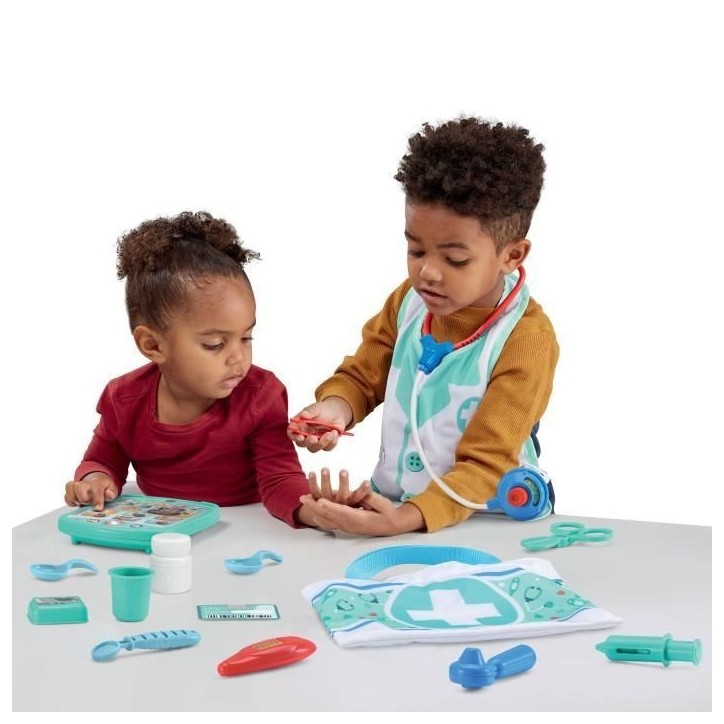 VTECH - 1,2,3 Imite-Moi - Kit Apprenti Docteur Électronique - Jouet d'Imitation Enfant VTECH - 1,2,3 Imite-Moi - Kit Apprenti Docteur Électronique - Jouet d'Imitation Enfant