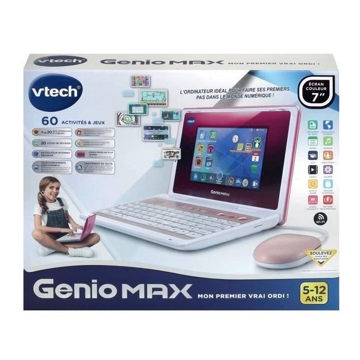 VTECH GENIO MAX ROSE (ECRAN 7)