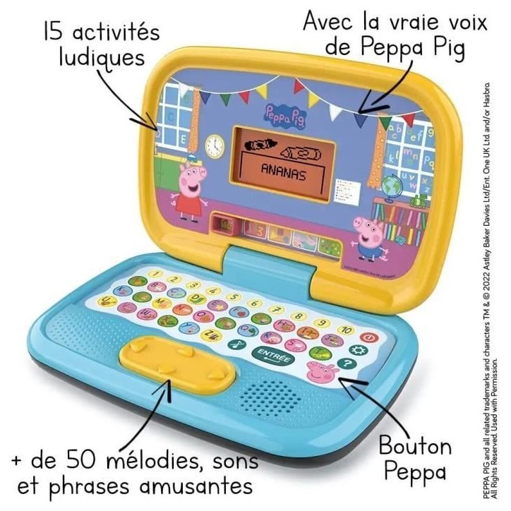 VTECH - PEPPA PIG - Mon Ordi Éducatif VTECH - PEPPA PIG - Mon Ordi Éducatif
