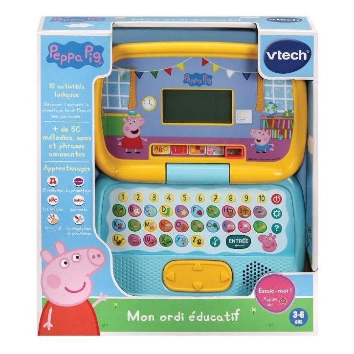 VTECH - PEPPA PIG - Mon Ordi Éducatif VTECH - PEPPA PIG - Mon Ordi Éducatif