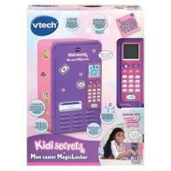 Casier MagicLocker VTECH KidiSecrets rose - 6-12 ans - Code secret a 6