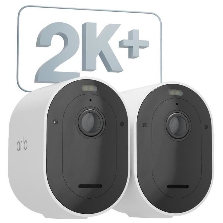 Pack 2 Cameras - ARLO - Pro 5 - Extérieur - Batterie - Vision nocturne