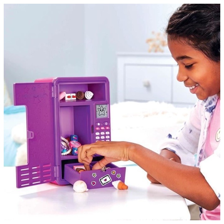 Casier MagicLocker VTECH KidiSecrets rose - 6-12 ans - Code secret a 6 chiffres