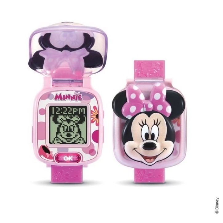 Montre-Jeu Interactive de Minnie - VTECH - Rose - Pour Enfant de 3 Ans et Plus