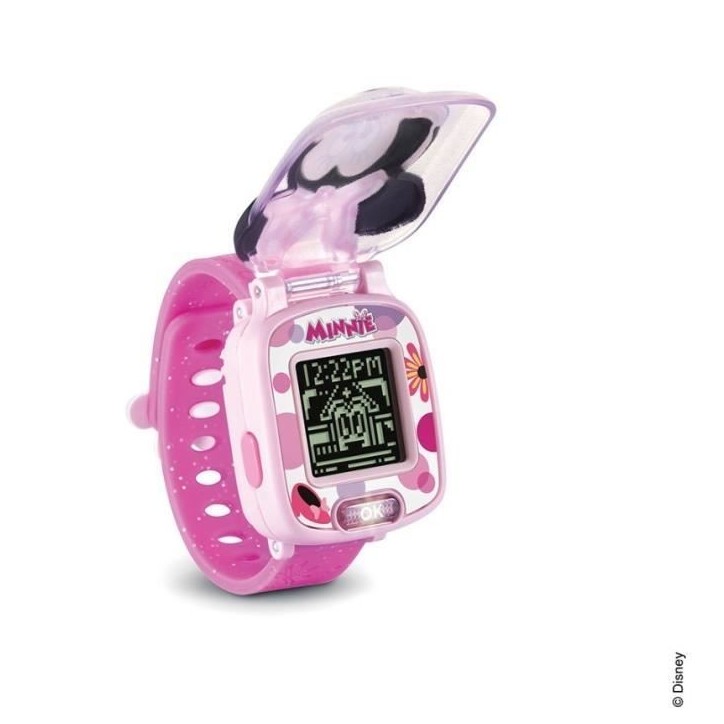Montre-Jeu Interactive de Minnie - VTECH - Rose - Pour Enfant de 3 Ans et Plus
