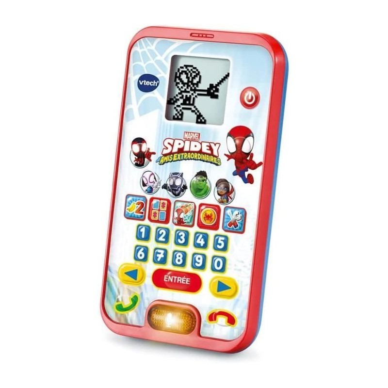 VTECH - SPIDEY - Le Smartphone Éducatif de Spidey - Enfant - Rouge - VTECH - SPIDEY - Le Smartphone Éducatif de Spidey - Enfant - Rouge -