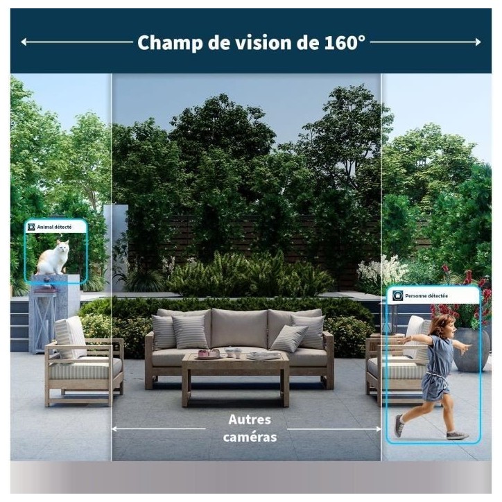 Pack 2 Cameras - ARLO - Pro 5 - Extérieur - Batterie - Vision nocturne