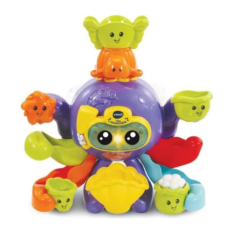 Jouet de Bain interactif VTECH BABY - Polo, Mon Poulpe Rigolo - Multic Jouet de Bain interactif VTECH BABY - Polo, Mon Poulpe Rigolo - Multic