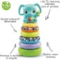 VTECH BABY - Play Green - Nino, Éléphanteau Empilo 3 en 1 (Plastique Bio Sourcé) VTECH BABY - Play Green - Nino, Éléphanteau Empilo 3 en 1 (Plastique Bio Sourcé)