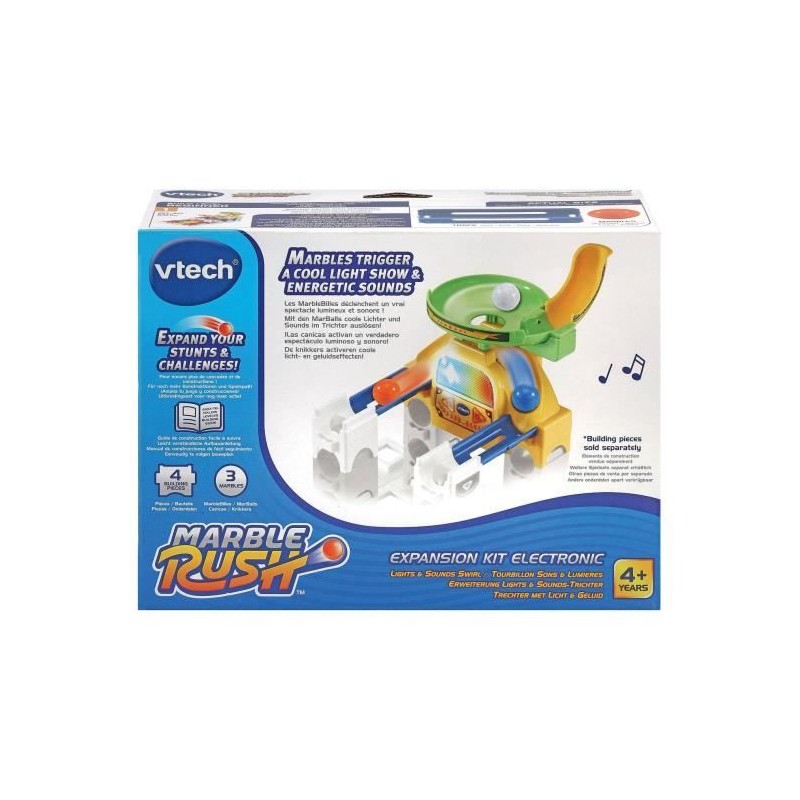 Circuit a Billes Marble Rush - VTECH - Expansion Kit Electronic - Tour Circuit a Billes Marble Rush - VTECH - Expansion Kit Electronic - Tour