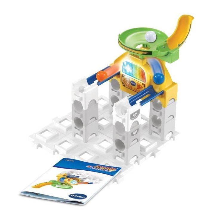 Circuit a Billes Marble Rush - VTECH - Expansion Kit Electronic - Tourbillon Sons et Lumieres